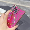 thumbnail image 2 of for iPhone 14 Plus Case Leopard Print Magnetic with Lens Protector, TPU Plating Shockproof Anti-Scratch Slim Fit Phone Cover for Women Girls, Lightweight Drop Protection Back Case, Black, 2 of 8