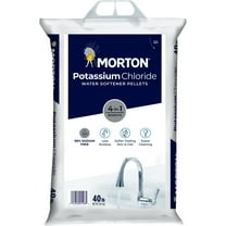 Morton Potassium Chloride Water Softener Salt Pellets, 40 lb