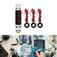 thumbnail image 2 of Din Rails Mount 3 Phase Ampere Meter Current Meter Gauges Indicators AC80V~500V 1~100A LED Digital Display Ammeter, 2 of 8