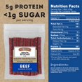 thumbnail image 2 of Beef Sausage Snack Sticks, Naturally Smoked, Ready to Eat, High Protein, Low Carb, Keto, Gluten Free, 14 Ounce Resealable Package, 2 of 5