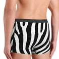 thumbnail image 5 of Disketp Zebra Men'S Boxer Briefs,Soft And Breathable Cotton Underwear With Comfortflex Waistband, 5 of 9