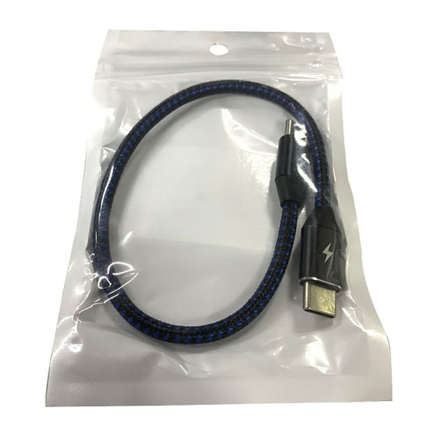 Maoww USB 3.1 Type C to Type c Cable 10 Gbps 5A QC3.0 Fast Charging Type-c Cable for Mobile Phone, 0.25m