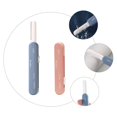 thumbnail image 4 of 2pcs Eyebrow Razor Eyebrow Trimmer Shape Shaver Facial Hair Remover Telescopic Dermaplaning Shaving Tool with Handle for Eyebrow Makeup Blue Pink, 4 of 5