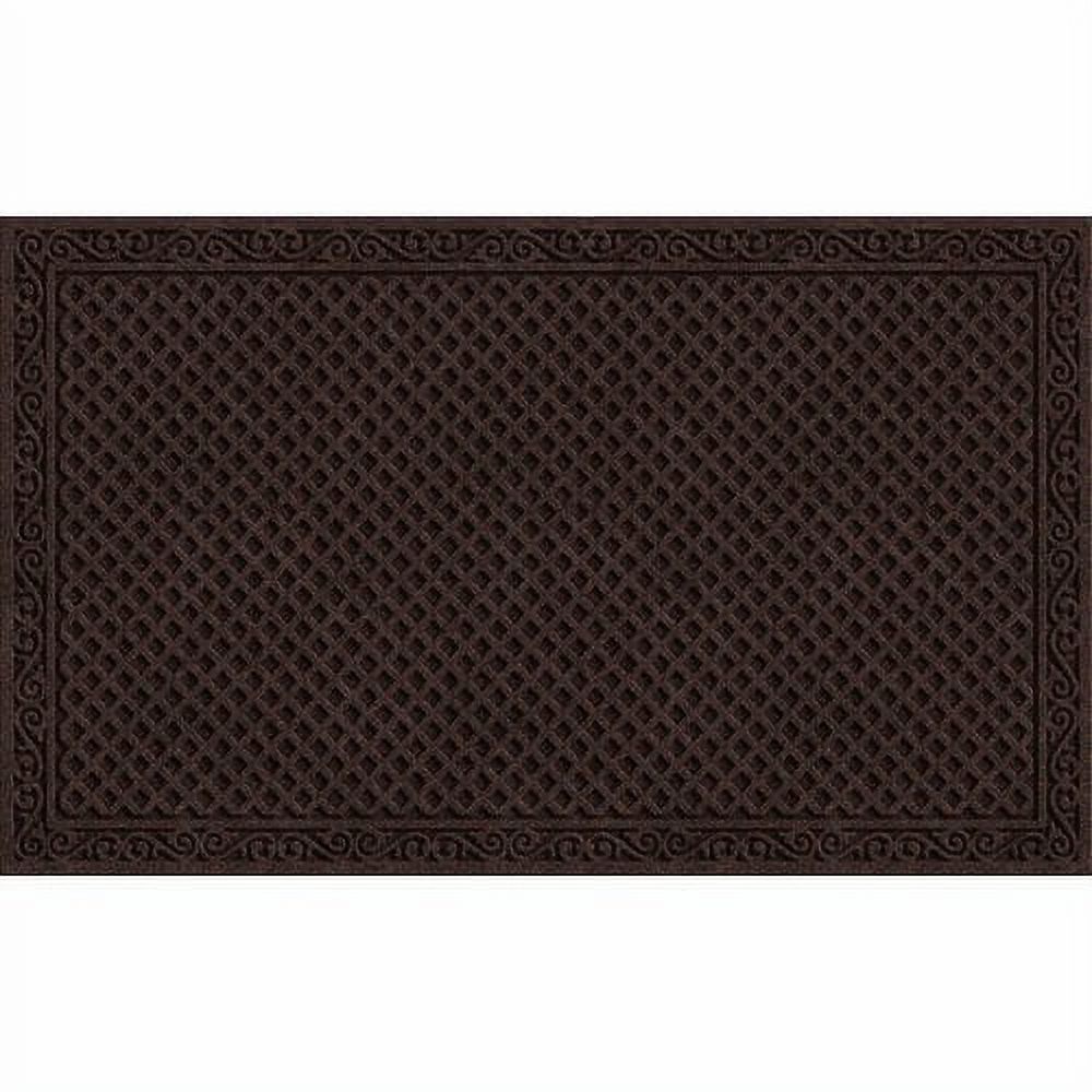 Apache Textures Walnut 18 In. x 30 In. Carpet/Recycled Rubber Door