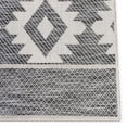 thumbnail image 4 of Well Woven Povie Grey Southwestern Flatweave Diamond Medallion Pattern Area Rug, 4 of 6