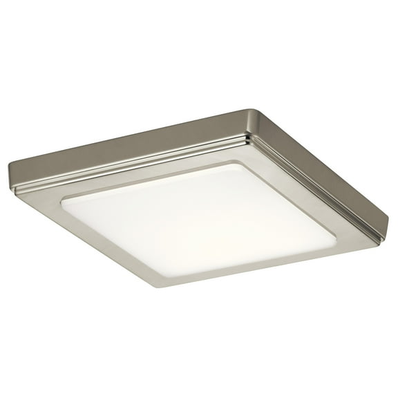 Kichler Zeo 3000K Edgelit LED 7" Square Down-Light in Brushed Nickel - 44245NILED30