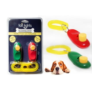 Vsshe Dog Training Clickers, 2 Pack Pet Clicker 2-in-1 Trainer