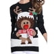 thumbnail image 1 of Lucakuins Suéter navideño divertido para mujer, suéter de punto suelto con estampado de cuerda de alce/linterna de dibujos animados, suéter de cuello redondo de manga larga Lucakuins moda, 1 of 4