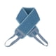 thumbnail image 5 of Injueey Toalla exfoliante de ducha elegante y duradera para fregar el cuerpo Toalla de baño ducha depurador de espalda azul azul 2piezas, 5 of 6
