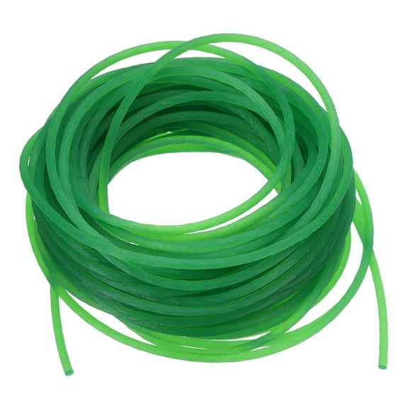 Polyurethane Round Belts 2mm Dia, 10M (33ft) Length PU Polyurethane Belt (Rough Surface, Green)
