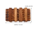 thumbnail image 4 of ColoMX 2pcs Brain Teaser Cube Puzzle Toy Secret Recher Corder Cajón para niños Niños, 4 of 8