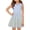 Sky Blue, variant on Ruyang Sweet Dresses for Teen Girls Striped A Line Swing Sleeveless Tank Dresses Summer Casual Breathable Beach Boho Sundress