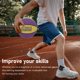 thumbnail image 4 of Baloncesto Baloncesto Deportivo de Goma Suave a Prueba de Sudor Seguro para Adolescentes Niños Niñas Entrenamiento ANGGREK Otros, 4 of 8
