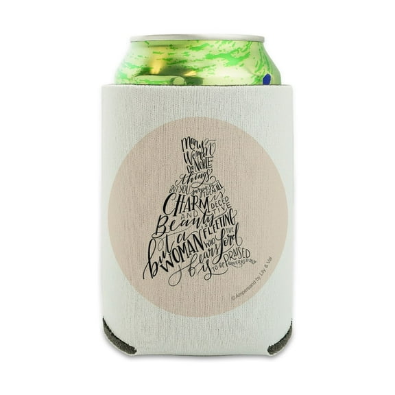 Many Women Do Noble Things Proverbs Can Cooler - Drink Sleeve Hugger Collapsible Insulator - Beverage Insulated Holder