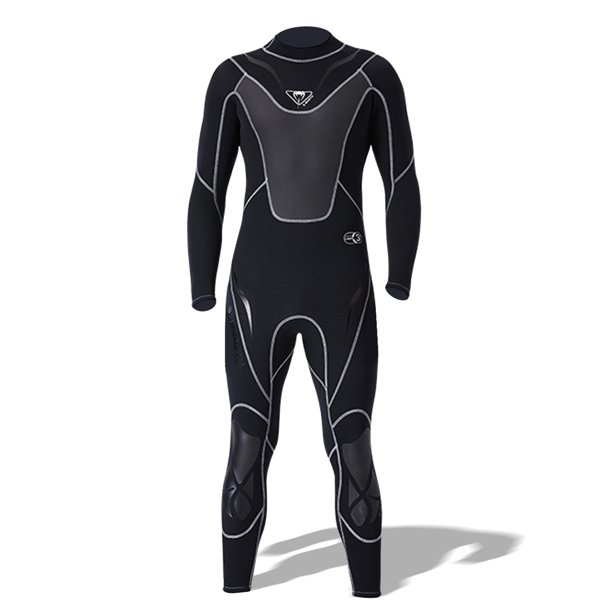 Amdohai Men 3mm Neoprene Full-body Wetsuit with Back Zipper Diving Suit for  Surfing Swimming Snorkeling 