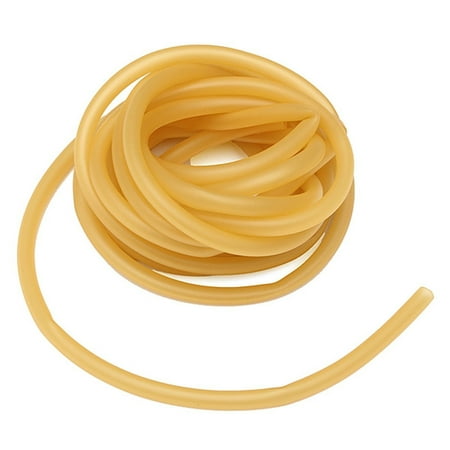 Hose Tubing - Qiilu 6X9Mm Natural Latex Rubber Band Rubber Hose Tubing Latex Tubing For Slingshot Catapult Elastic Parts Rocket Outdoor Hunting Surgical Tubing 3M