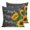 Black2, variant on 16x16 Pillow Covers Set of 2, Yellow Sunflowers Square Throw Pillow Covers for Couch/Sofa/Living Room, Farmhouse Floral Rustic Leaves Brown Wood Decorative Soft Pillowcases for Couch Throw Pillows