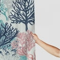 thumbnail image 3 of Orinice Beach Shower Curtain for Bathroom Nautical Coastal Shower Curtain Coral Bath Curtain Ocean Waterproof Fabric Shower Curtains for Bathroom with 12 White Plastic Hooks,  36x72, 3 of 7