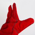 thumbnail image 4 of Guantes de seguridad para horno de soldadura, resistentes al calor, al fuego y al calor, para trabajo en jardín, industrias, GUANTES DE SOLDADURA CON chorro de arena, chorro de arena, 4 of 5