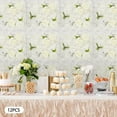 thumbnail image 2 of 12pcs 3D Flower Wall Panel 15*15in Artificial Flower Wall Background Silk Rose Mat Floral Wall, Wedding Backdrop Wall Decor Shop Photo Backdrop, 2 of 17