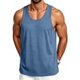 thumbnail image 3 of Mfakffe Tank Tops For Men Lightweight Workout Summer Sleeveless Muscle Gym Shirts Athletic Beach Tee Shirt, 3 of 5
