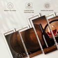thumbnail image 6 of Elephant Stock Fancy Red Wine Tasting Wall Art - Horizontal Multi Panel Canvas - Living Room Wall Decor - Food And Drink Multi Panel - Brown And Gray Decor - 94" x 48", 6 of 8