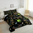 thumbnail image 3 of Manfei Cartoon Dinosaur 2pcs Bedding Comforter Set,Universe Planet Twin Comforter Sets,Starry Sky Breathable Bedding Set,Breathable Animal Home Decor,Reversible, 3 of 8