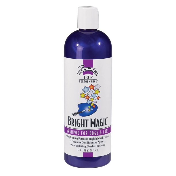 Top Performance Bright Magic Scent Pet Shampoo for Dogs and Cats, 1