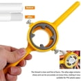 thumbnail image 2 of 12Pcs PVC Thread Maker Tool, Pipe Threader Plumbing Tool Kit Reusable Round PVC Pipe Threader Set+1/2in,3/4in,1in Dies, 2 of 5