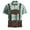 Green, variant on Men's Hawaiian Shirt Summer Stretch Lapel Button Down Solid Color Workout Tees Shirt Regular Fit Funny Hawaiian Shirts T Shirt Summer Shirts Men