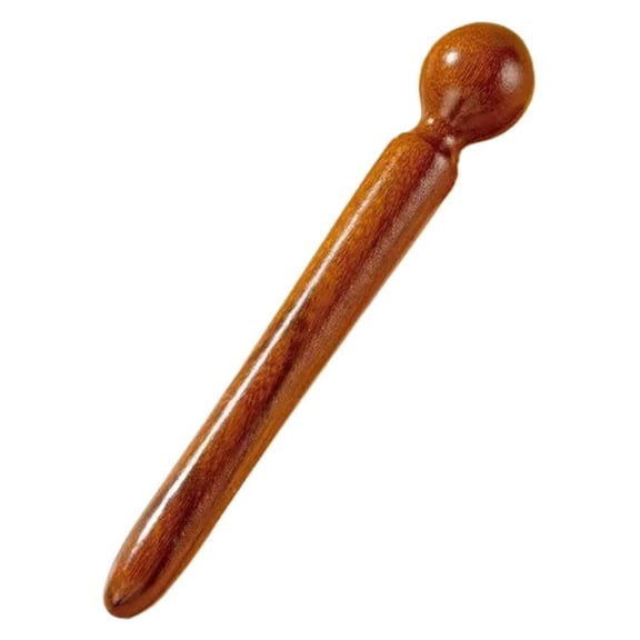 Natural Sandalwood Acupressure Massage Stick for Full Body, Gua Sha Tool, Muscle Knot Relief, Foot Reflexology Wand