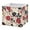 Red and Blacks Holly Leaves, variant on Foldable Fabric Storage Bin Home Cubes Clothing Organizer Bins Large Collapsible Box Basket for Home Organizer Red and Blacks Holly Leaves