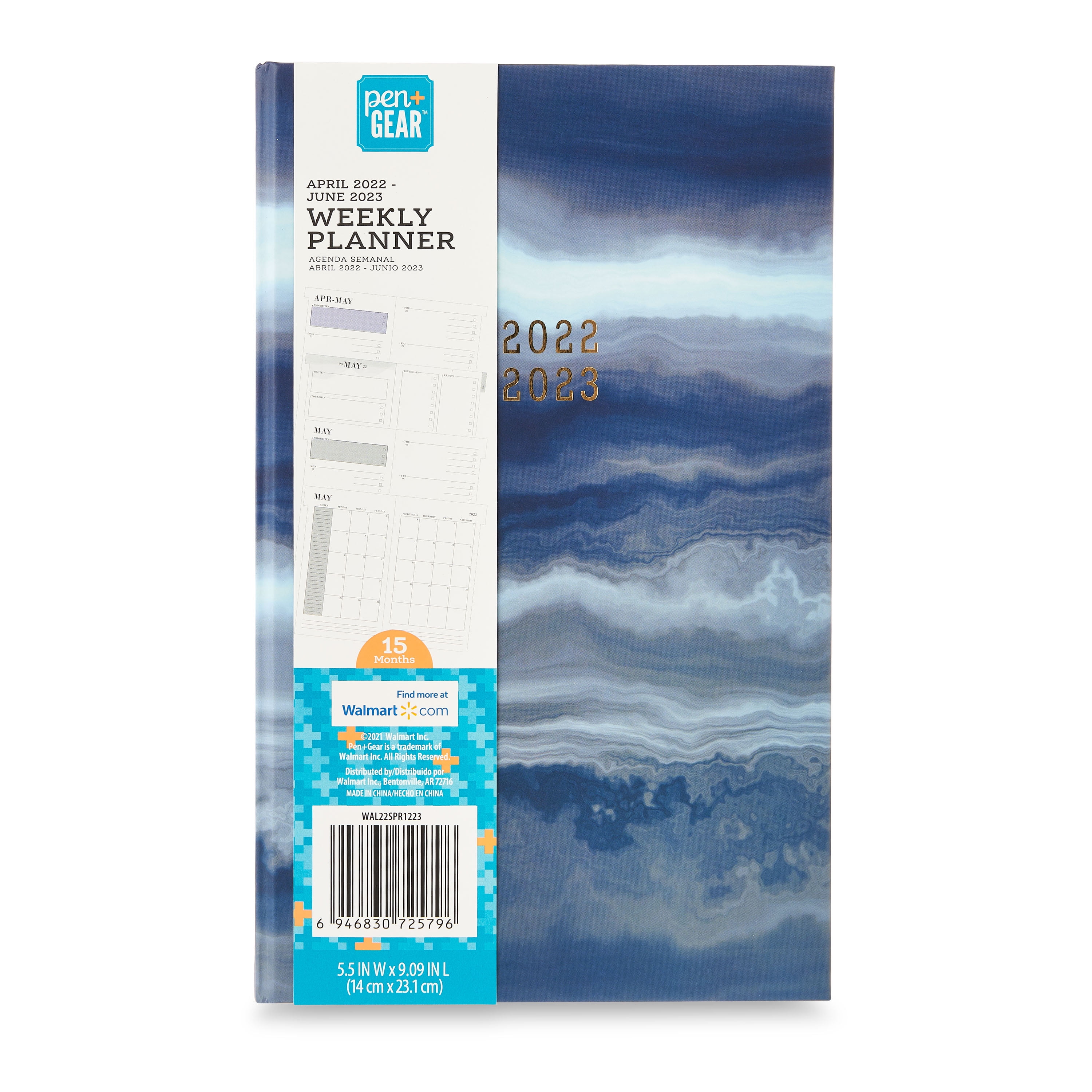 Pen+Gear Monthly Planner, April 2022-June 2023