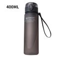 thumbnail image 1 of Botella de agua de plástico a prueba de fugas Botella portátil para actividades al aire libre, gris escarchado, 400ml Inevent HA002064-17, 1 of 2