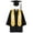 Black, variant on 4 Pieces Kindergarten Graduation Gown Grad Cap Set for Kids Preschool Nursery Graduation Stole Gown with 2025 Tassel for 2-12 Years