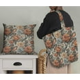 thumbnail image 2 of Soimoi Japan Crepe Satin Orange Fabric By the Yard - 54 Inch Wide - Rose Floral Pattern Textile - Romantic and Delicate Designs for Stylish Projects Printed Fabric, 2 of 6