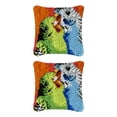 thumbnail image 3 of Billuyoard Funda de almohada para el hogar y la Oficina, sofá, silla de salón, almohada cuadrada de punto de cruz, funda de cojín, adorno Tipo 1 2piezas, 3 of 6