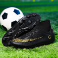 thumbnail image 4 of Soccer Cleats Mens Football Cleats Professional Soccer Shoes High-Tops Non-Slip Spikes for Big Boys Wide Training Sneaker, 4 of 8