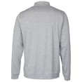 thumbnail image 3 of Men's Cutter & Buck Gray FIU Panthers Heathered Vault Stealth Quarter-Zip Pullover Top, 3 of 3
