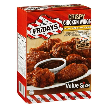 Tgif Honey Bbq Wings Value Pk