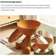 thumbnail image 4 of Creative Sofa Side Table Removable Coffee Table Cream Style Simple Household Living Room Round Table Side Table Small Table Rack Round End Side Table Outdoor, 4 of 7