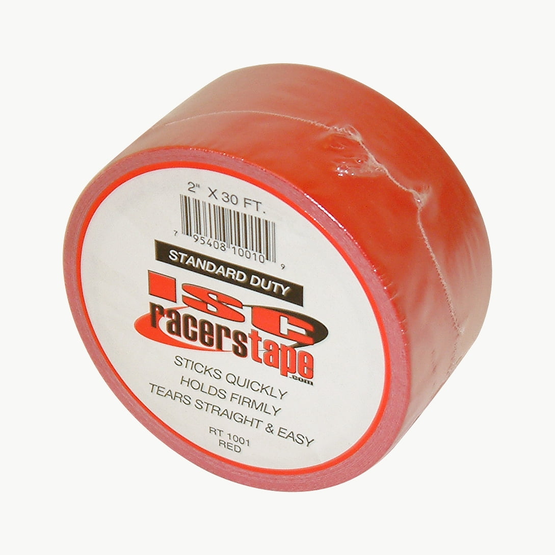 ISC Standard-Duty Racer's Tape: 2 in x 30 ft. (Red) - Walmart.com