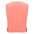 thumbnail image 4 of FINALGANG Womens Solid Color Crew Neck Side Hollow Quick Dry Cropped Tank Tops Summer Loose Workout Beach Casual Athletic Sleeveless Shirts For Ladies Trendy Top M, 4 of 5