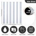 thumbnail image 6 of Dailycode Dishwasher Magnet Cover Magnetic Fridge Door Cover Home Kitchen Decor, Sky Gray and White Stripes, 23"x 26", 6 of 6