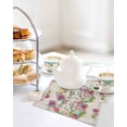 thumbnail image 4 of Spring Floral Kitchen Dish Towels for Drying Dishes Set of 3, Watercolor Easter Eggs Wreath Plants Beige Waffle Weave Microfiber Hand Tea Bathroom Towels Quick Dry & Absorbent Towel 12x12, 4 of 7