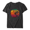 thumbnail image 4 of Camiseta suelta con estampado elegante para mujer Blusa de manga corta con cuello redondo Tops casuales OAVQHLG3B Store lin121212, 4 of 4