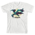 thumbnail image 6 of Minecraft Dragon Youth Boys White T-shirt-Small, 6 of 7