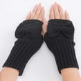 thumbnail image 5 of Ashirexll Winter Gloves Women, Fingerless Gloves for Women, Ladies Winter Velvet Thickened Outdoor Gloves Windproof Cold Protection, 5 of 5