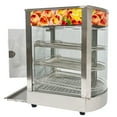 thumbnail image 6 of Techtongda 3 Layers Commercial Countertop Food Warmer Display Cabinet Case Stainless Steel, 6 of 12