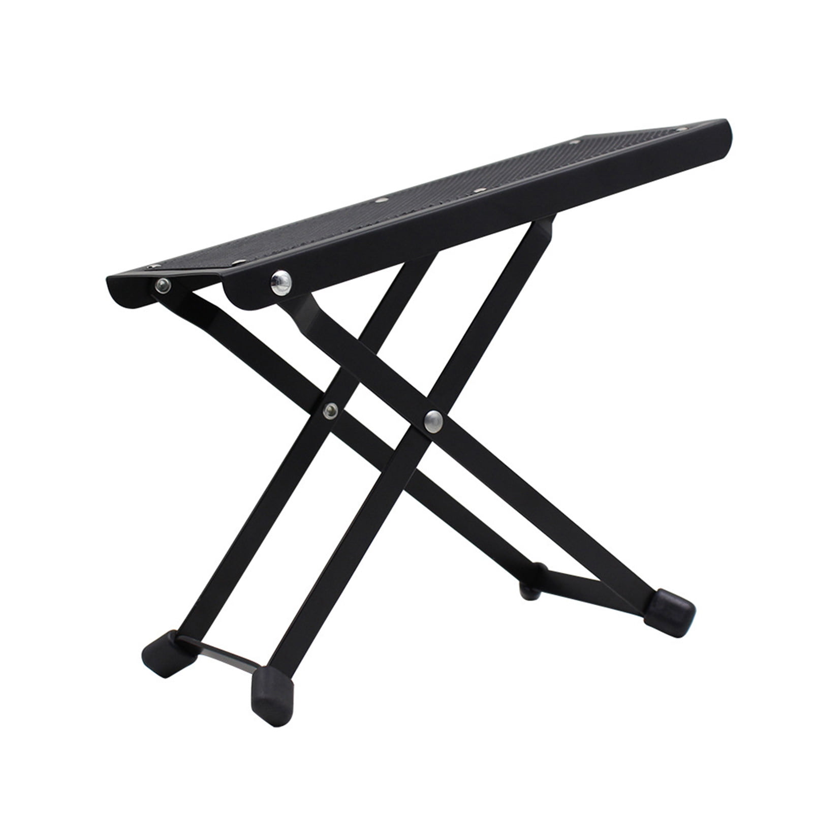 UNTERING Classical Guitar Foot Stool Metal Guitar Footstool Foot Rest 4 Gear Height Adjustable Foot Pedal for Guitar Bass Playing